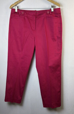 Ann Taylor Loft Outlet Women's 10 Original Ankle Pant classic colorful preppy